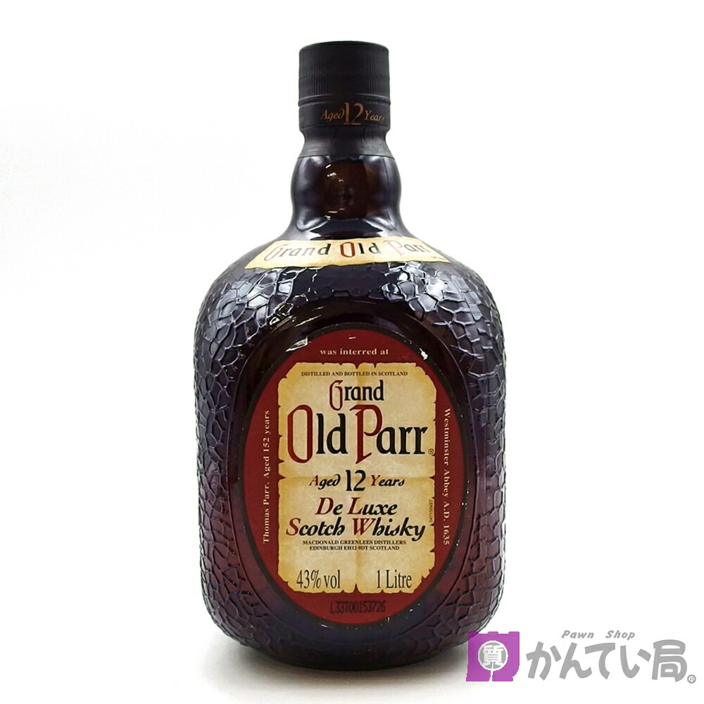 楽天市場】□旧ラベル・オールドボトル□ オールドパー 12年