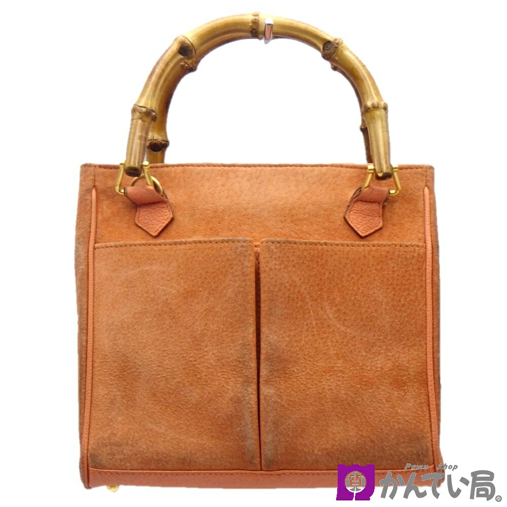 GUCCI グッチ GG バンブー スエード ワンショルダーバッグ ハンドバッグ Vintage Gallery Rococo OLD GUCCI 世界No.1のコレクション！