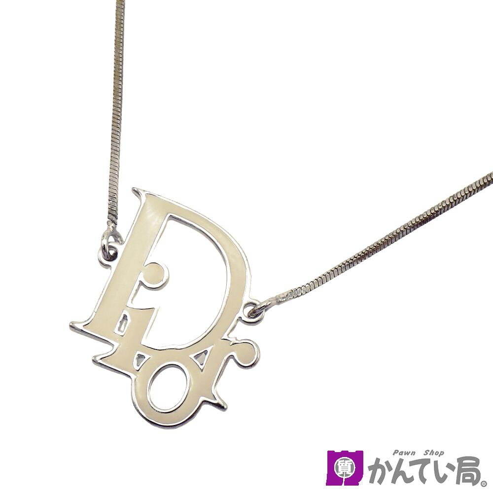 【美品•中古】C.Dロゴネックレス Christian Dior クリスチャンディオール CD ロゴ ネックレス