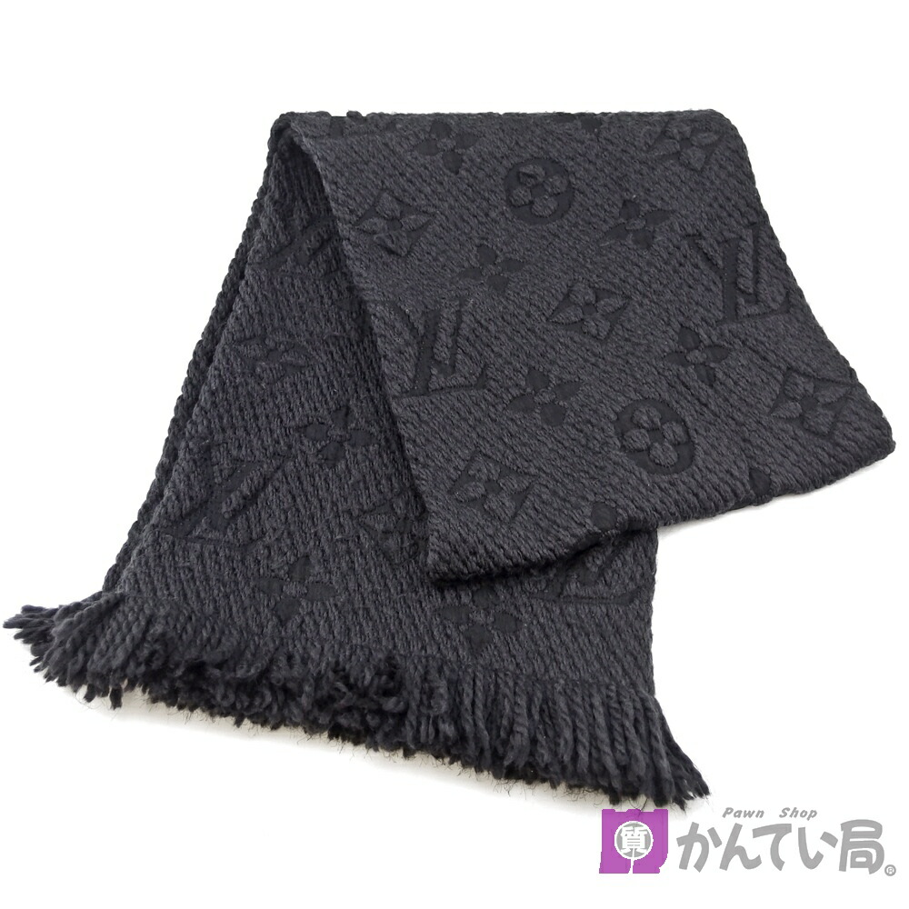 【美品】VUITTON　マフラー　エシャルプロゴマニア　モノグラム　M72242 ルイヴィトン LOUIS VUITTON マフラー エシャルプ ロゴマニア