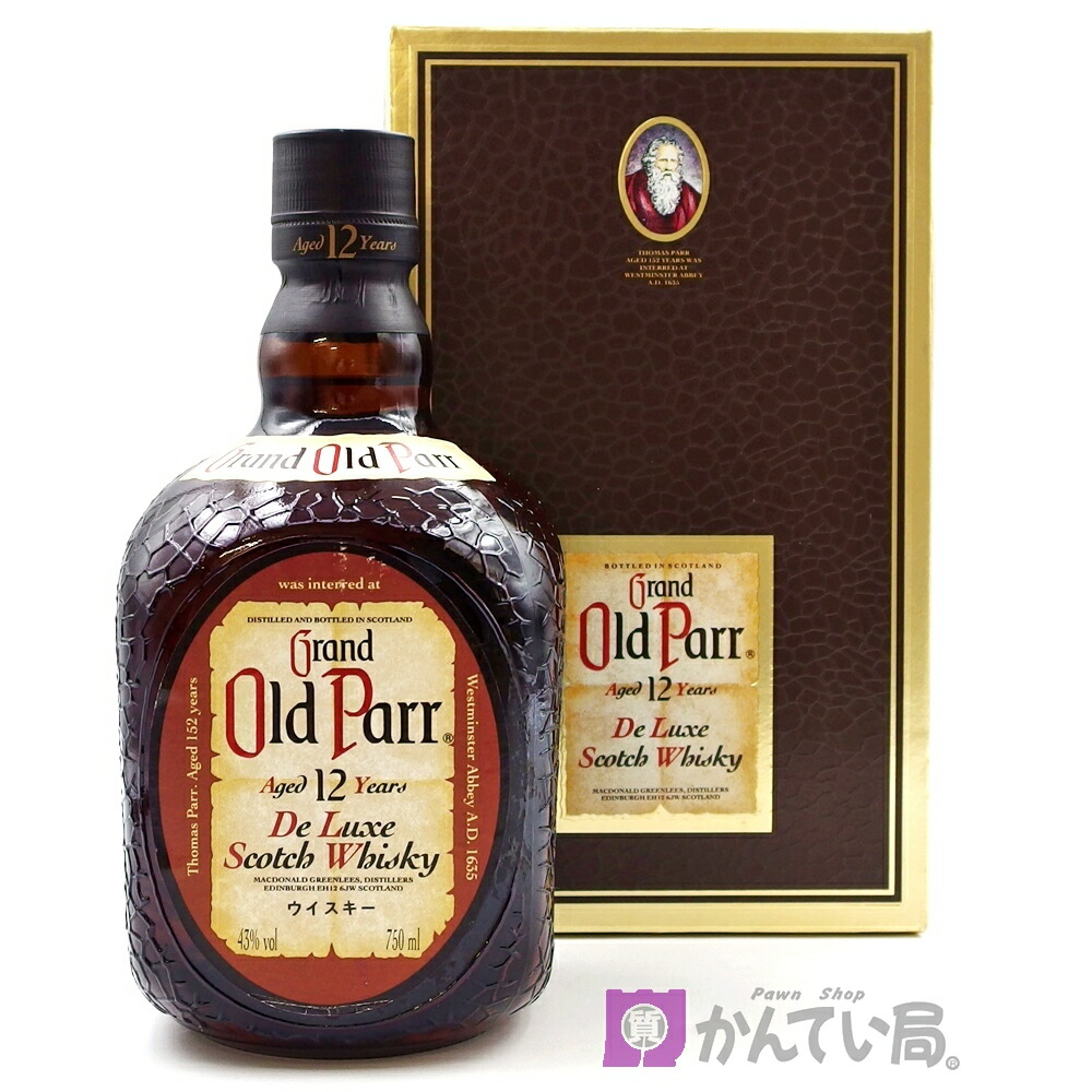 Grand Old Parr 12年 de luxeスコッチウイスキー古酒 楽天市場】□旧ラベル□ グランド オールドパー・デラックス