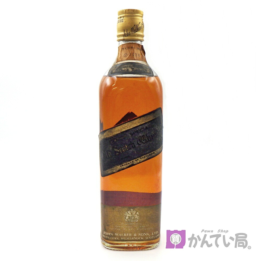 【特級・従価】ウィスキー ジョニーウォーカー ブラックラベル 金キャップ 760ml 43% ブレンデッド オールド スコッチ ウイスキー スコットランド 黒 お酒 洋酒 古酒 Johnnie Walker Black Label Old Scotch Whisky｜質屋　かんてい局石川　店