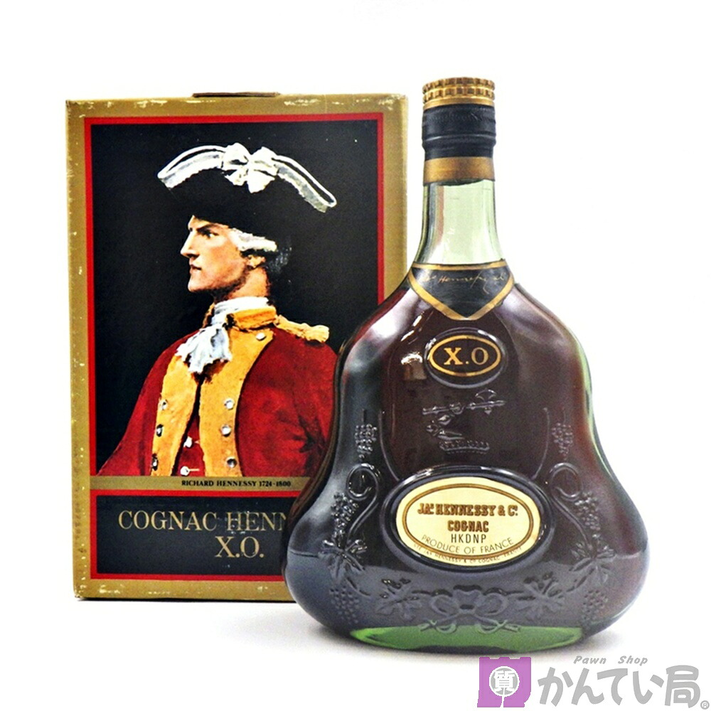 【ブランデー】ジャズ ヘネシー XO 700ml 度数記載なし エクストラオールド グリーンボトル コニャック フランス お酒 洋酒 古酒 箱付き JAS HENNESSY & COGNAC FRANCE HKDNP|質屋 かんてい局石川 店