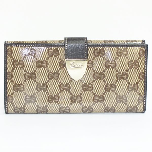 GUCCI グッチ 231837 GGクリスタル 2つ折り Wホック 長財布 中古品 used AB 適当な価格