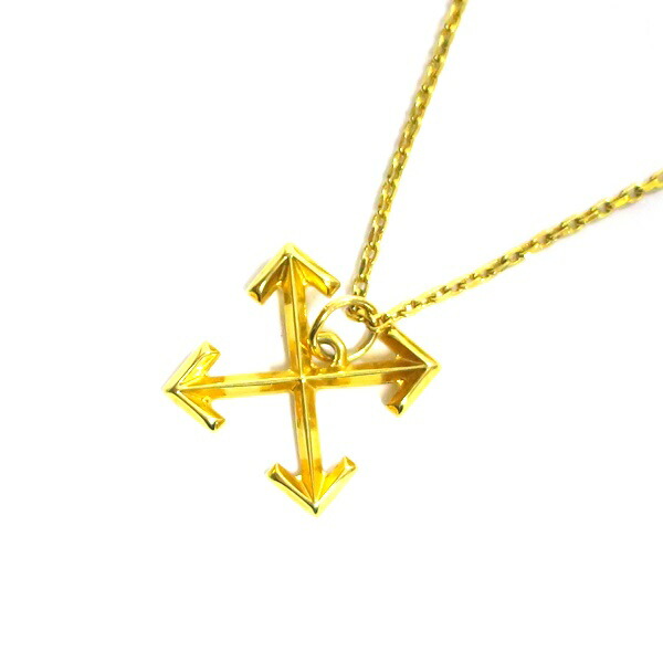 希少 OFF-White オフホワイト アロー ネックレス チェーン 楽天市場】Off White オフホワイト ARROW NECKLACE アロー