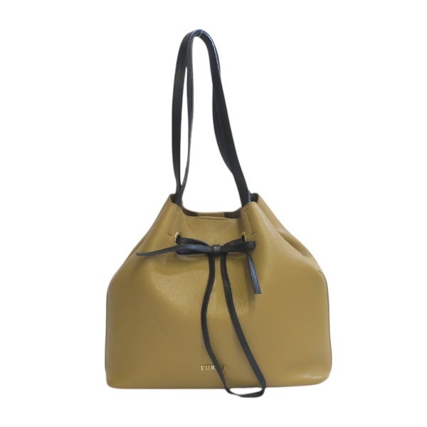 FURLA♡ハンドバッグ　黒　巾着袋付き　美品です Amazon | [フルラ] アウトレット ショルダーバッグ エヴァ 巾着