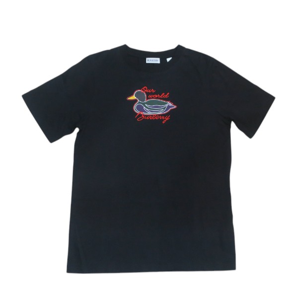 BURBERRY バーバリー ダック デザイン キッズ Tシャツ ブラック #12Y・152cm 【送料無料】【質屋かんてい局横浜港南店】中古品 used AB|かんてい局 横浜港南店