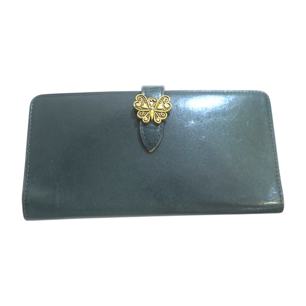 未使用に近い ANNA SUI アナスイ 長財布 バタフライ ロングウォレット アナスイ ANNA SUI バタフライポニー 薄マチ長財布 | アナ スイ(ANNA