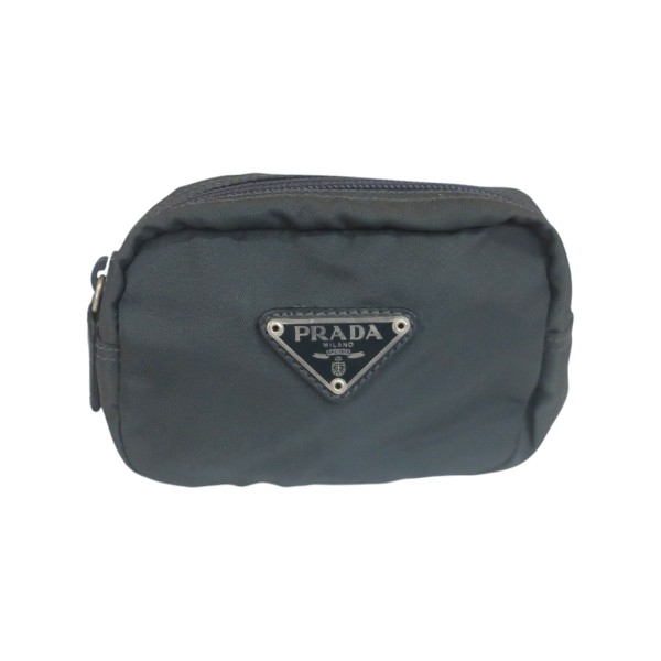 プラダ （PRADA） テスートトライアングルロゴ ポーチ1NI545 NERO PRADA プラダ （PRADA） テスート ナイロン トライアングルロゴ