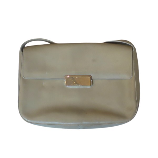 PRADA プラダ B7470 レザー ワンショルダーバッグ ベージュ 【送料無料 
