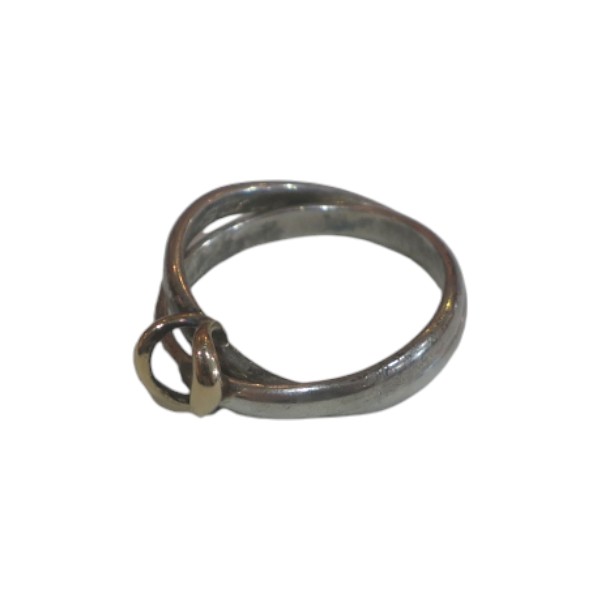 楽天市場】4℃ ヨンドシー K10 SILVER 3連 リング 指輪 8.5号 10