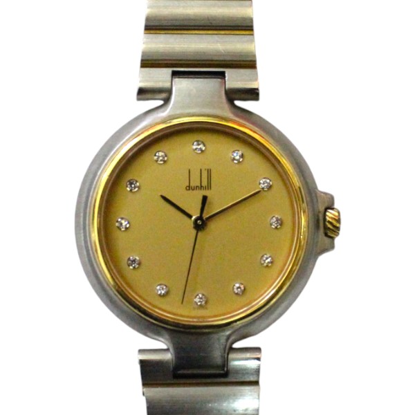 楽天市場】【ウォッチ】dunhill ダンヒル エリート 2ロウ ダイヤベゼル