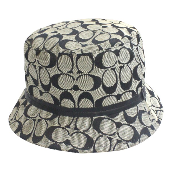 楽天市場】COACH(コーチ) シグネチャー バケット 帽子 白 ホワイト
