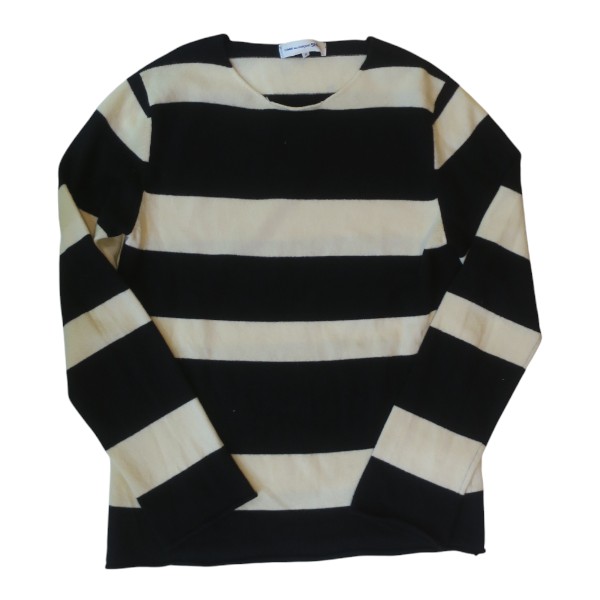 COMME des GARCONS コムデギャルソン ボーダー ニット セーター #M 【送料無料】【質屋かんてい局横浜港南店】 中古品 used AB