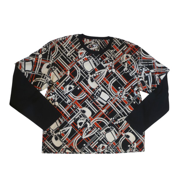HERMES エルメス 3H4627DX カットソー ロング Tシャツ #38 Sサイズ【極美品】【送料無料】 中古品 used A