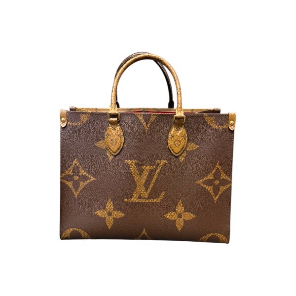 LOUIS VUITTON ルイヴィトン M45321 オンザゴーMM モノグラムリバース 2WAYバッグ【代引不可】【送料無料】【質屋かんてい局横浜港南店】 新品同様品 used SA