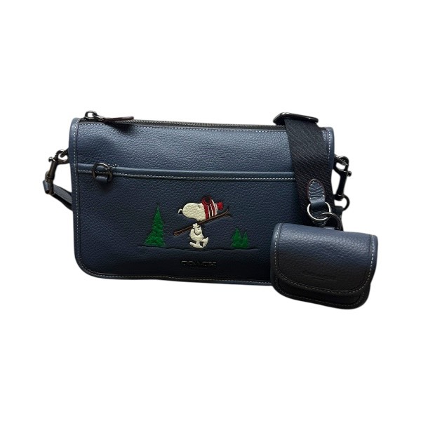 COACH×PEANUTS コーチ×ピーナッツ CE710 ヘリテージ コンバーチブル クロスボディバッグ 【極美品】【送料無料】【質屋かんてい局横浜港南店】 中古品　used A