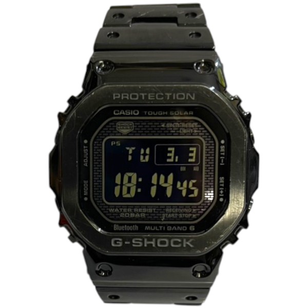 CASIO カシオ GMW-B5000GD-1JF G-SHOCK ジーショック フルメタル ソーラー 電波 Bluetooth 腕時計 ブラック【送料無料】【質屋 かんてい局横浜港南店】 中古品　used AB