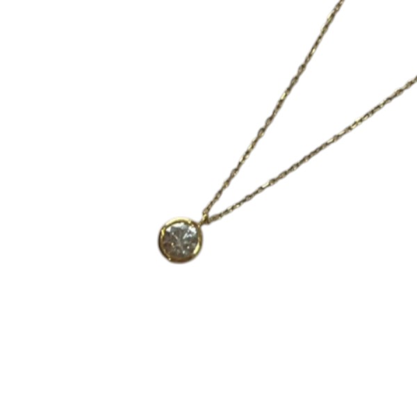K18 ダイヤモンド 0.40ct デザイン ネックレス 約2.5g【送料無料】【質屋かんてい局横浜港南店】 中古品 used AB