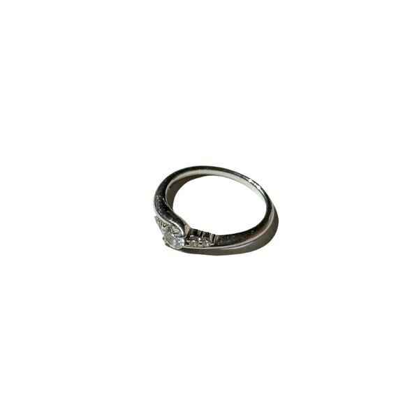 STAR JEWELRY スタージュエリー Pt950 D0.27ct 指輪 デザインリング 約3.4g 約8号【送料無料】【質屋かんてい局横浜港南店】中古品 used AB|かんてい局 横浜港南店