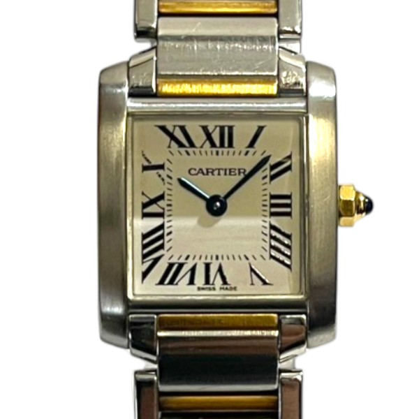 楽天市場】カルティエ Cartier 腕時計 タンクフランセーズ SM W4TA0008