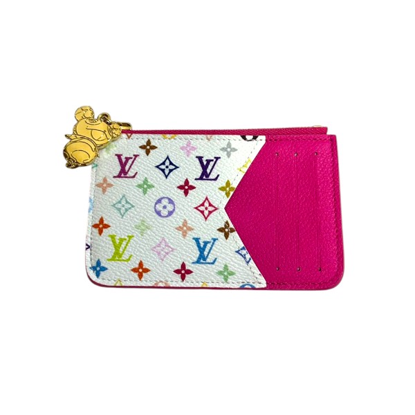 LOUIS VUITTON ルイヴィトン M14155 ポルトカルト ロミー モノグラム カードケース 村上隆【代引不可】【送料無料】【質屋かんてい局横浜港南店】中古品 used AB｜かんてい局　横浜港南店
