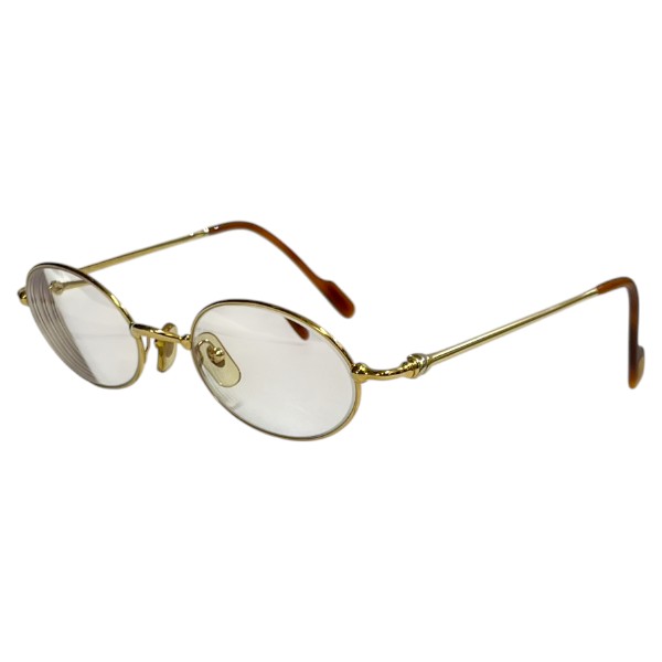 Cartier カルティエ トリニティ ヴィンテージ 度入り 眼鏡 ゴールドカラー【送料無料】【質屋かんてい局横浜港南店】中古品　used AB｜かんてい局　横浜港南店