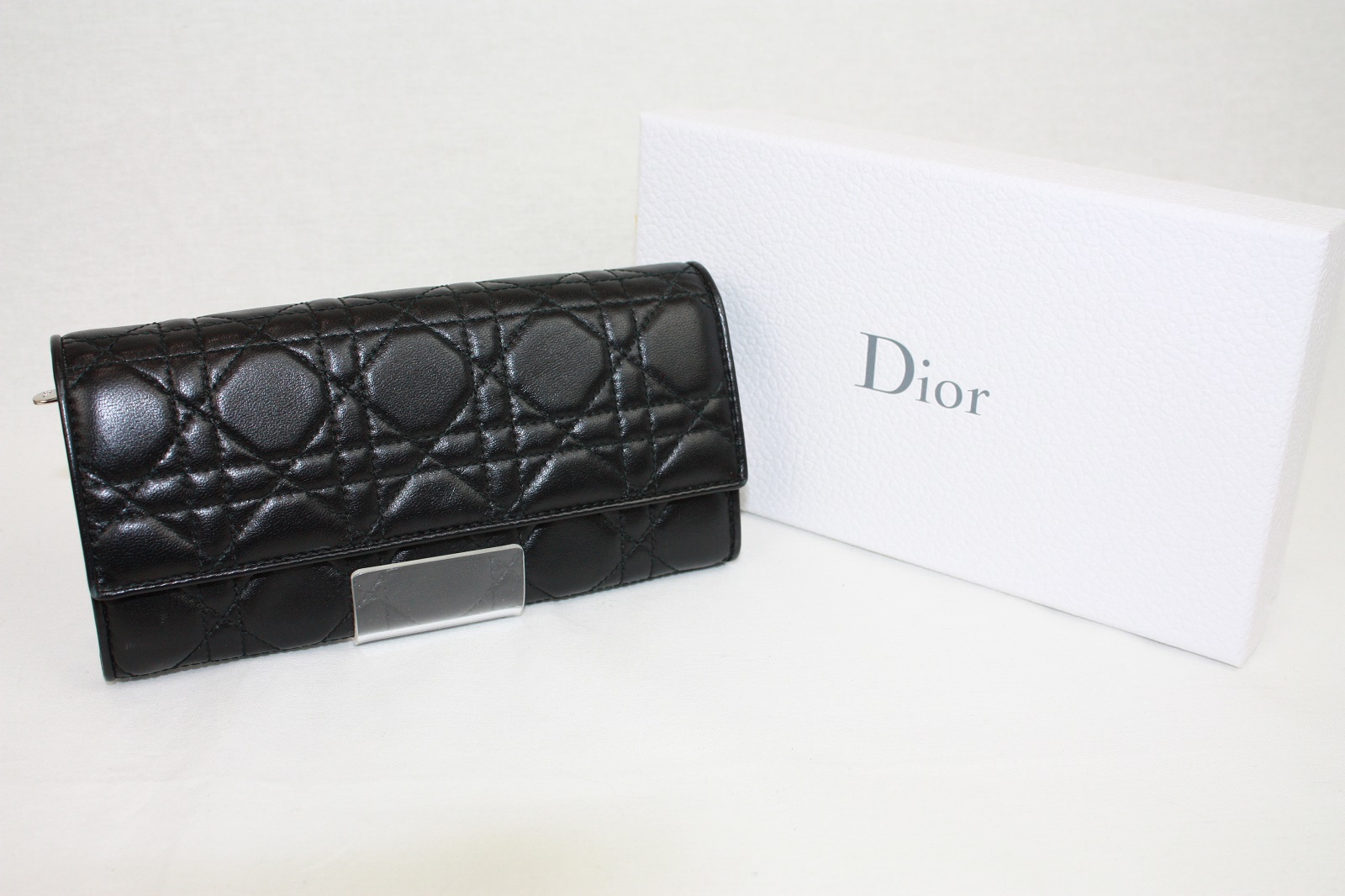 【楽天市場】【特上品】Christian Dior クリスチャン ディオールチェーンウォレット 長財布ミスディオール 折りたたみ財布ブラック