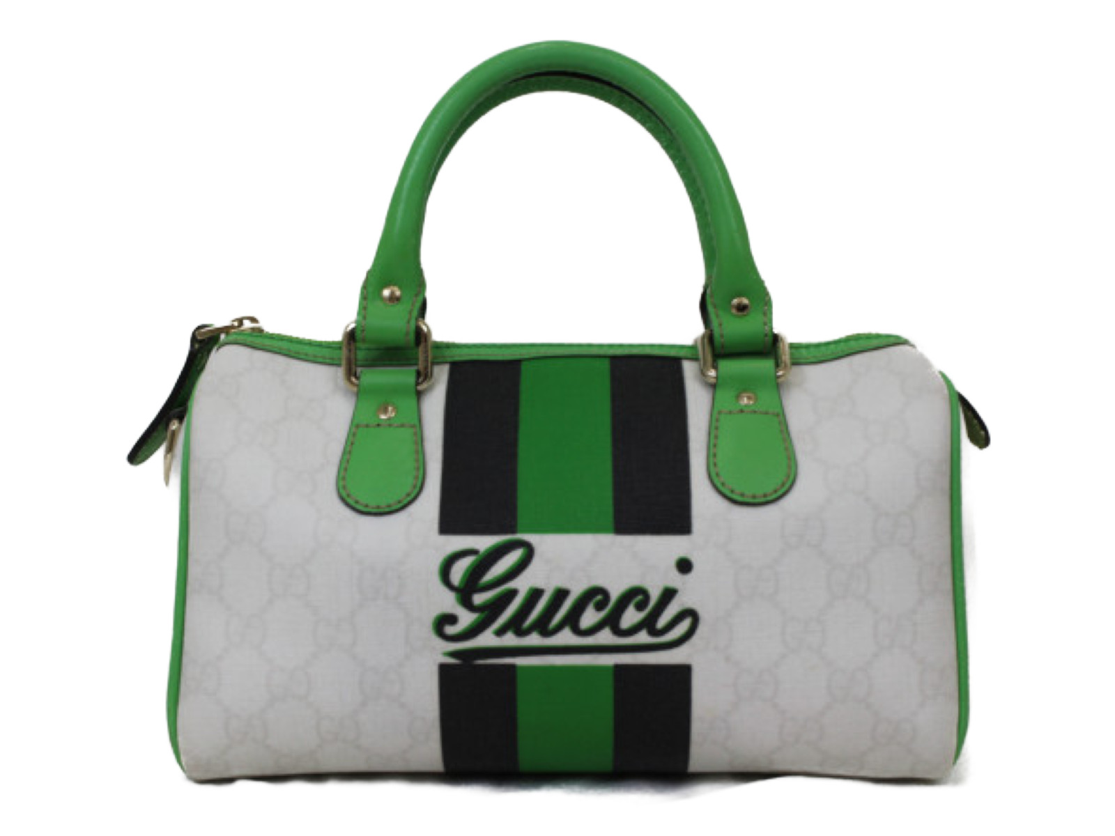 楽天市場 Gucci グッチ ジョイライン ミニボストン 4046 ハンドバッグ グリーン スポーティー レディース ブランド 中古 かんてい局松前ｒ５６号店