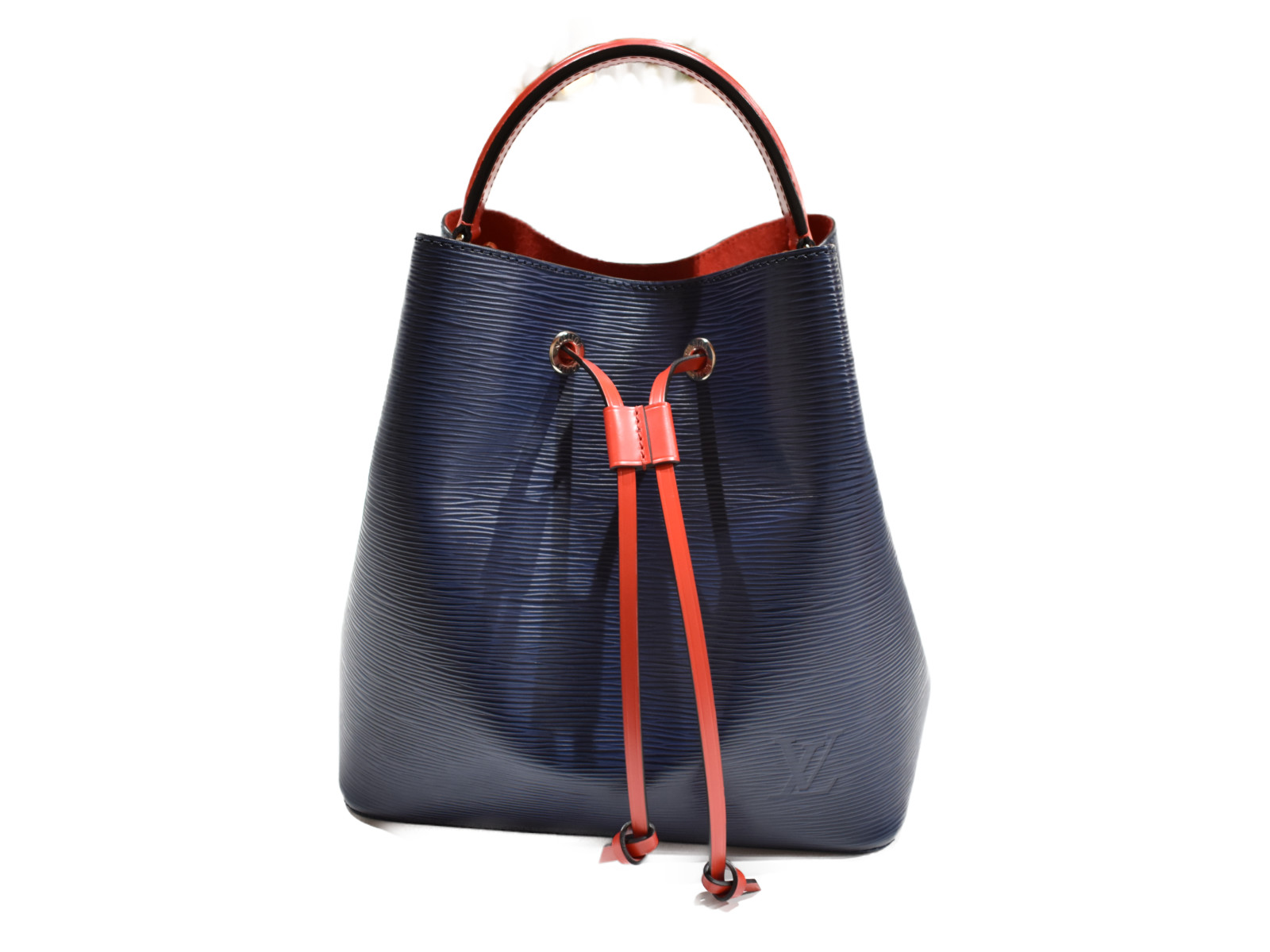 LOUISVUITTON ネオノエ M54367 エピ/ネイビー×レッド エピレザー レディース　ハンドバッグ　ショルダーバッグ　2WAYバッグ　巾着バッグ　プレゼント包装可 【中古】松山朝生田店