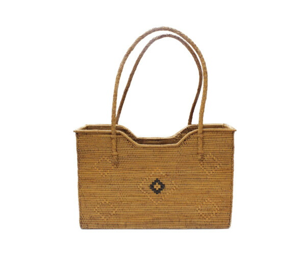 税込 ストローショルダーバッグ かごバッグ 中古 プレゼント包装可 ヴィンテージ かごバッグ ハンドバッグ ユニセックス メンズ レディース 木 キャメル レディースバッグ