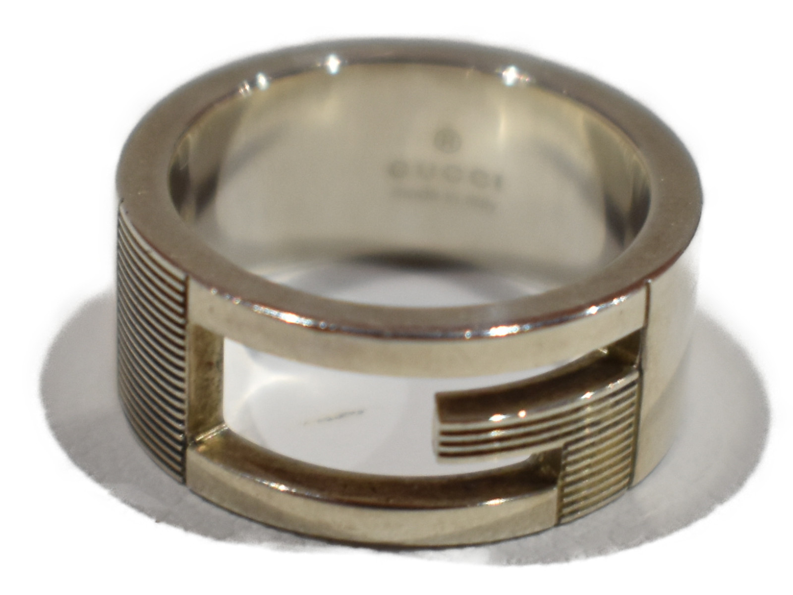 安いそれに目立つ Br 箱 布袋有り Br Gucci ブランデッドg シルバー Ag925 レディース メンズ ユニセックス 指輪 リング プレゼント包装可 中古 安い Juguetesdidacticos Com Mx