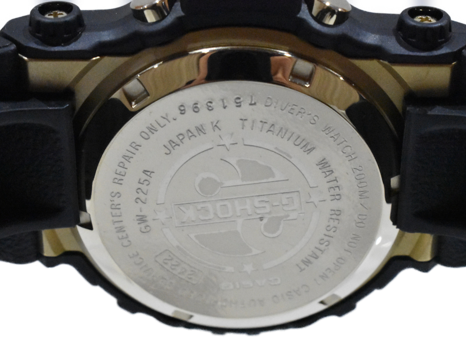 絶品 箱あり 腕時計 樹脂 Casio カシオg Shock 中古 25周年記念モデル Casio Dawn Black Frogman Frogman Gw 225a 1jf 樹脂 電波ソーラー 腕時計 シンプル カジュアル ブラック 黒 おしゃれ レディース メンズ ユニセックス 中古 かんてい局松前ｒ５６