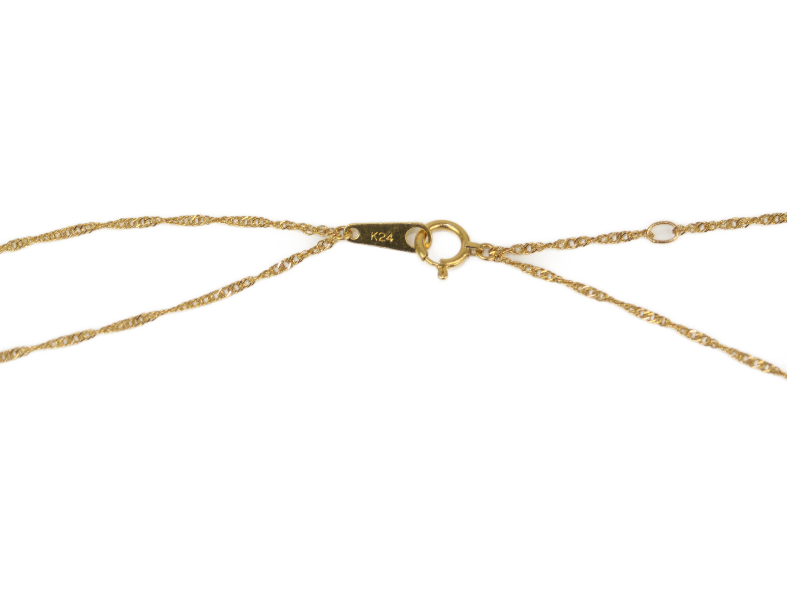 質屋かんてい局松前ｒ56店 純金2連スクリューネックレス 記念品 K24 メンズ イエローゴールド 3 7g レディース メンズ ウィメンズ 記念品 レディース プレゼント 贈り物 ジュエリー ペンダント 中古 松前r56号店 かんてい局松前ｒ５６号店