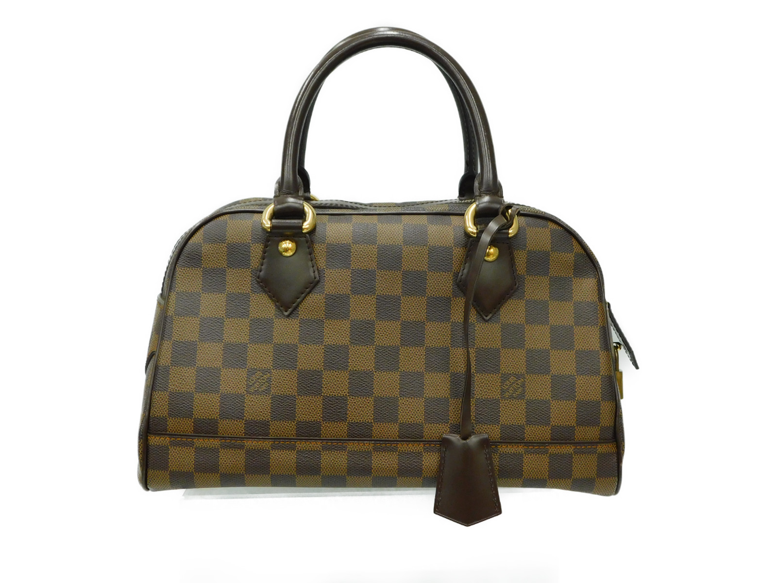 【中古】LOUIS VUITTON ルイヴィトン 大聖堂 ミニ豆の町 ボストンバッグ ハンドバック コーティングキャンバスト 赤銅色 ダミエ 差し上げ物荷造り【中古】 新居浜店