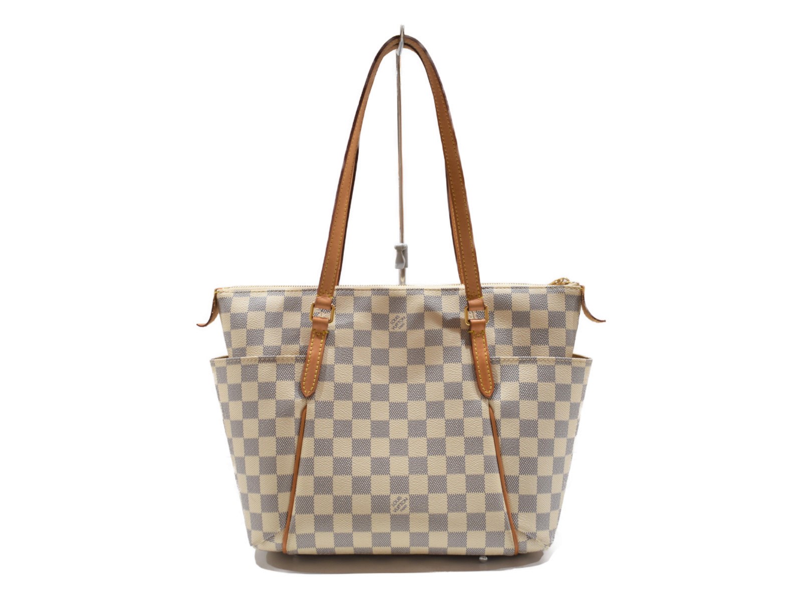 トートバッグシンプル人気おしゃれブランドレディース レディースバッグ コーティングキャンバス Vuittonトータリーpm ダミエ アズール トートバッグ バッグ Louis レディースバッグ 中古 人気のファッションブランド の N 松山久万ノ台店 かんてい局松前