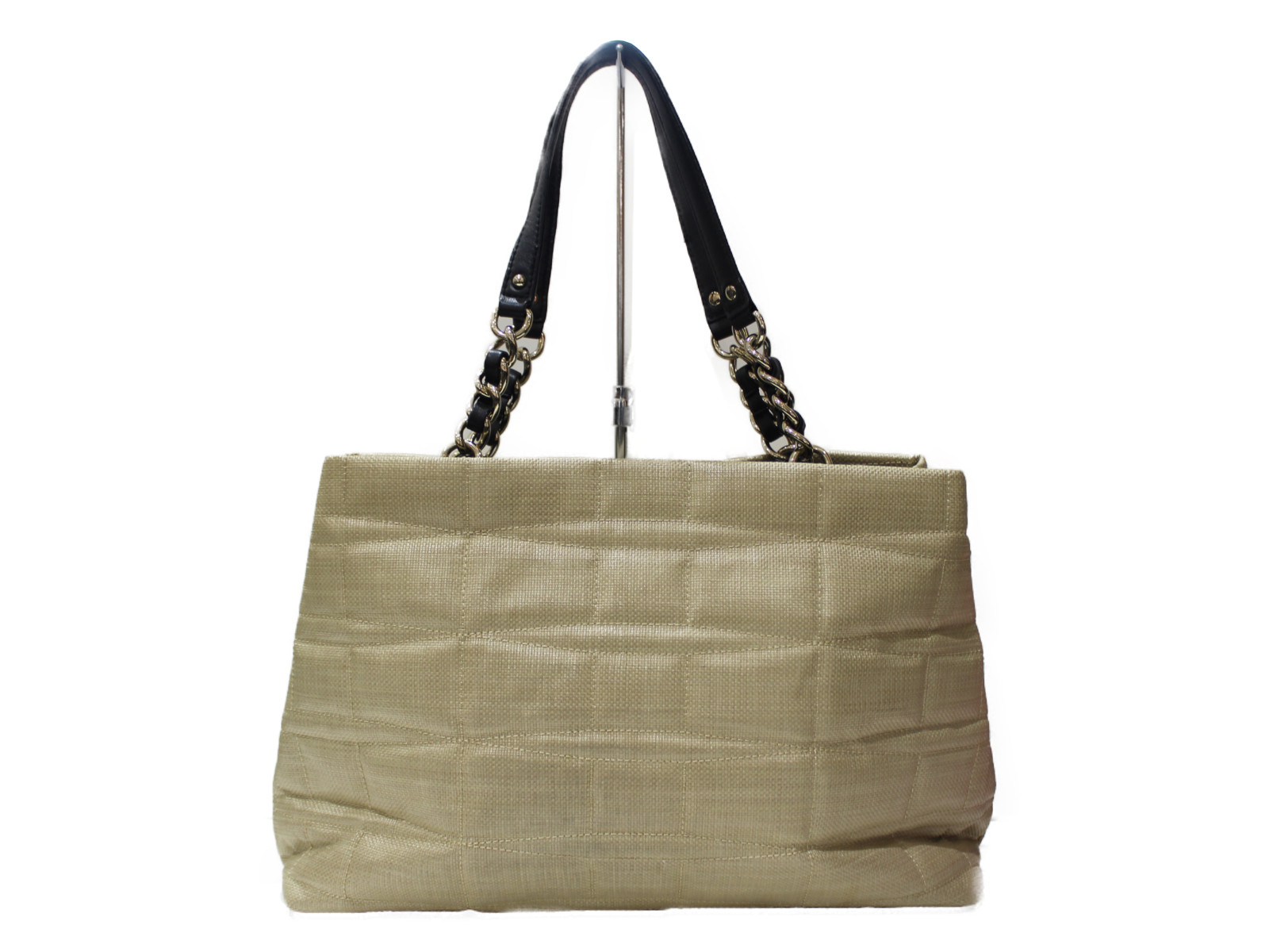 Kate Spade リボンポイントトートバッグ キャンバス レザー ベージュ レディース シルバー金具 シンプル ギフト プレゼント包装可 中古 松前r56号店 Aplusfinance Blog Com