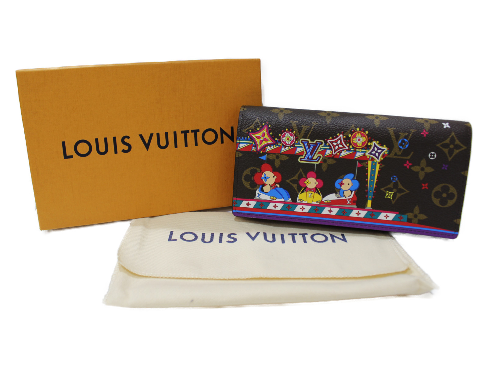 LOUIS VUITTON ポルトフォイユ・サラNM レッド シンプル ギフト