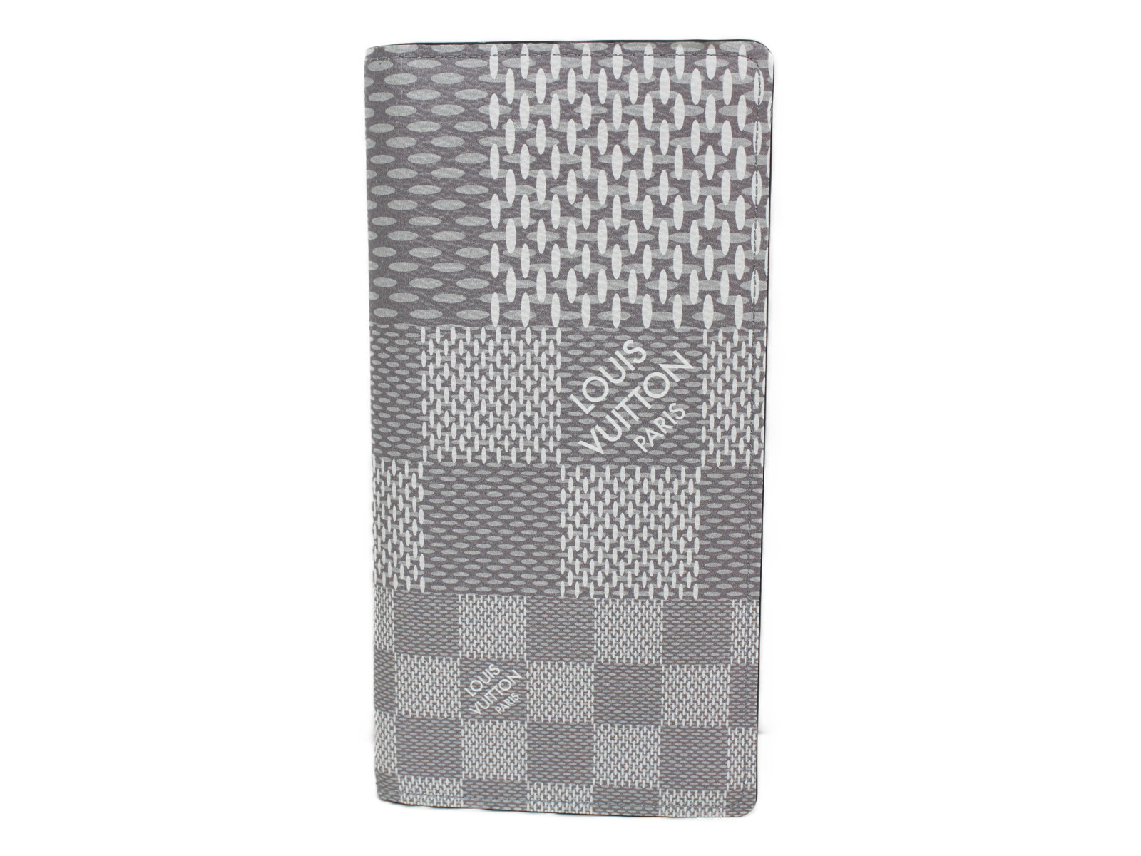 布袋あり Louis Vuitton ルイヴィトン ポルトフォイユ ブラザ Nm N 主任蟇口 財布 ロングウォレット ダミエ グラフィット 3d 白さ 灰色 メンズ 贈進包装可 中古 松前r56店鋪 Olc54 Fr
