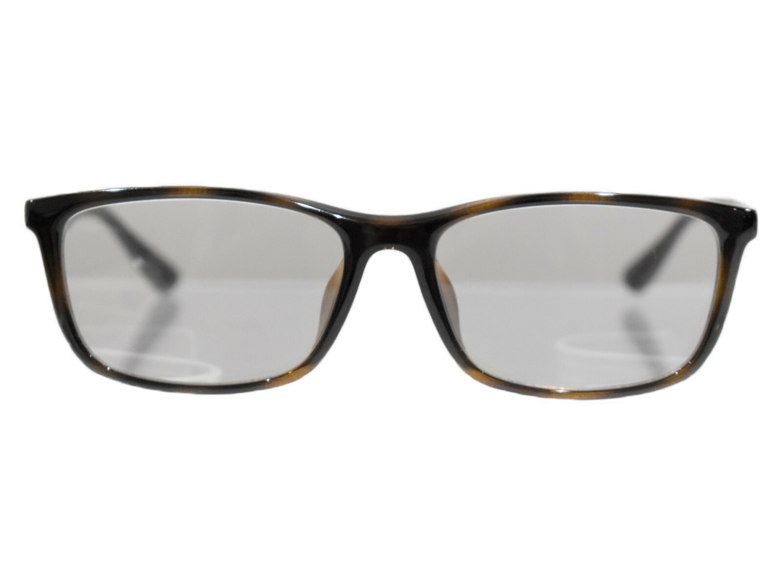 Ray Ban レイバン伊達メガネ Rb7102d ブラウン系 べっ甲柄 度なしレンズ ケース付き おしゃれ シンプル かっこいい ファッション小物 メンズ レディース ユニセックス 中古 松山久万ノ台店 Novix Com