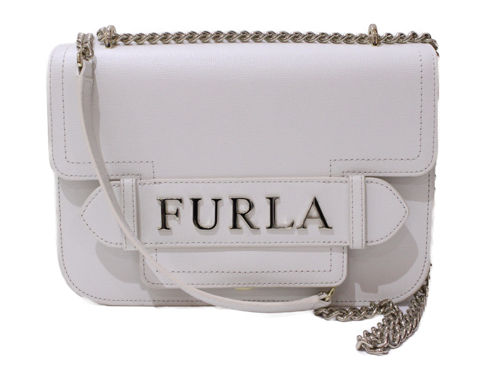 Furla フルラ ロゴモチーフ ショルダーバッグ レザー レディース www