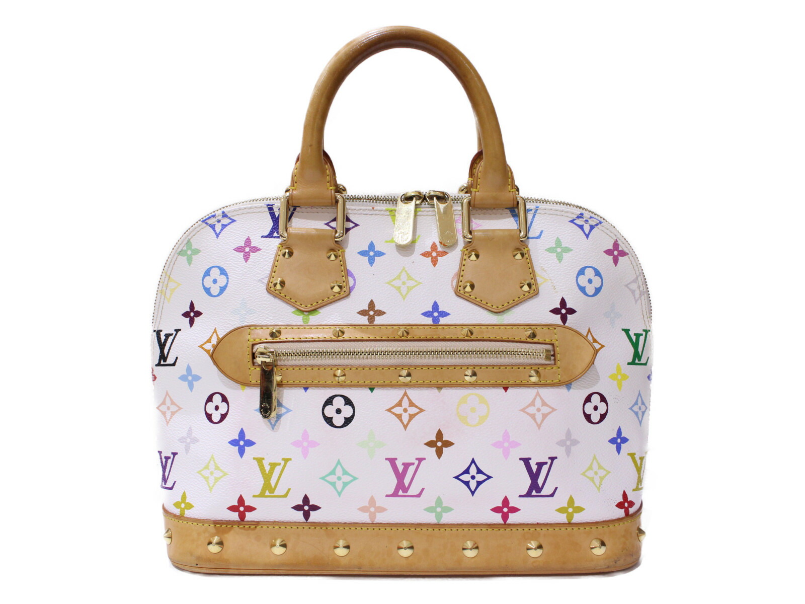 Louis Vuitton ハンドバッグ ホワイト マルチカラー 楽天市場】LOUIS VUITTON ルイ ヴィトン モノグラムマルチカラー