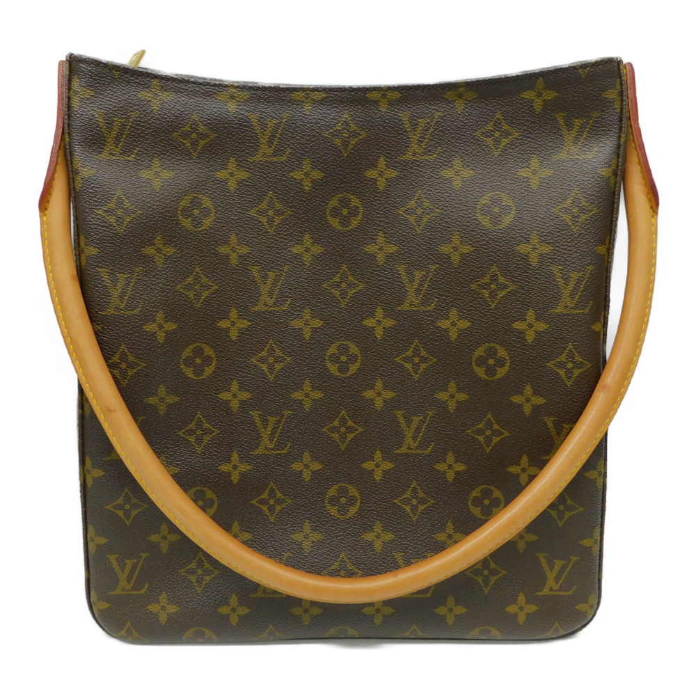 【廃盤】LOUIS VUITTON　ルイヴィトン　ルーピングGM　M51145　ショルダーバッグ　モノグラム　ブラウン　茶色　ゴールド金具　ヌメ革　ワンショルダー　ファスナー開閉　レディース　ギフト　プレゼント包装可【中古】新居浜店｜かんてい局松前Ｒ５６号店 60,390円