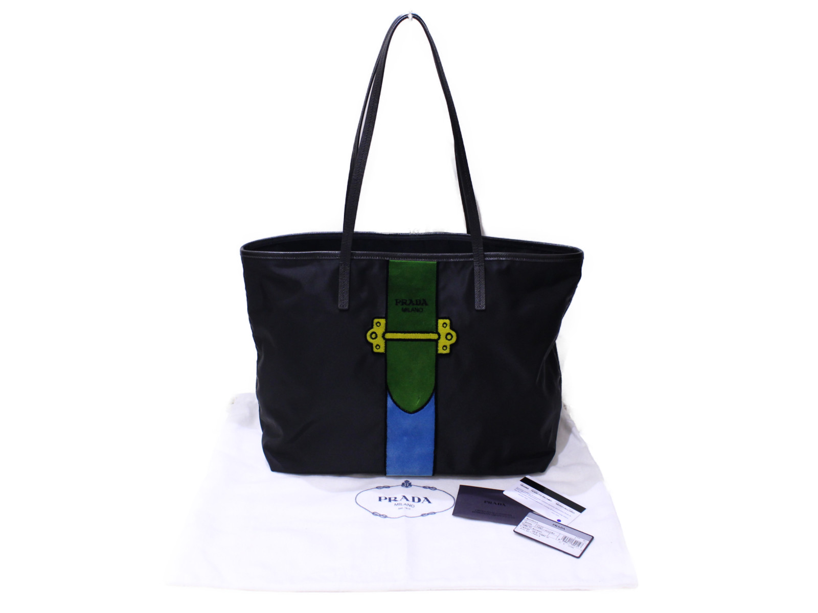 PRADA プラダ トートバッグ ナイロントート 1BG065 ベルトモチーフ