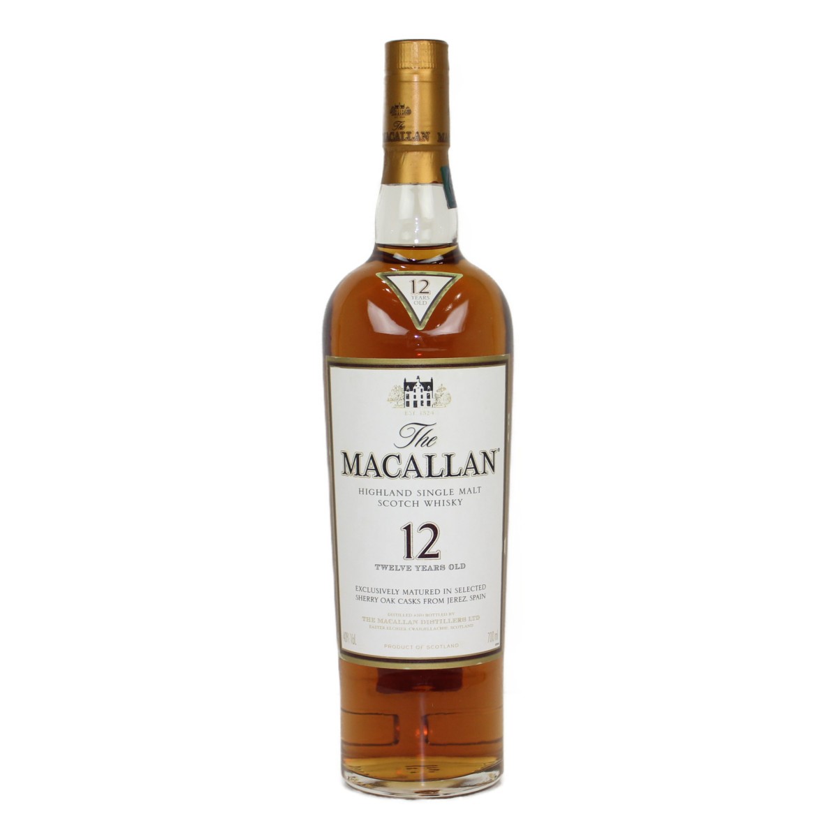 本物保証】 THE MACALLAN 12 TWELVE YEARS OLD HIGHLAND SINGLE MALT