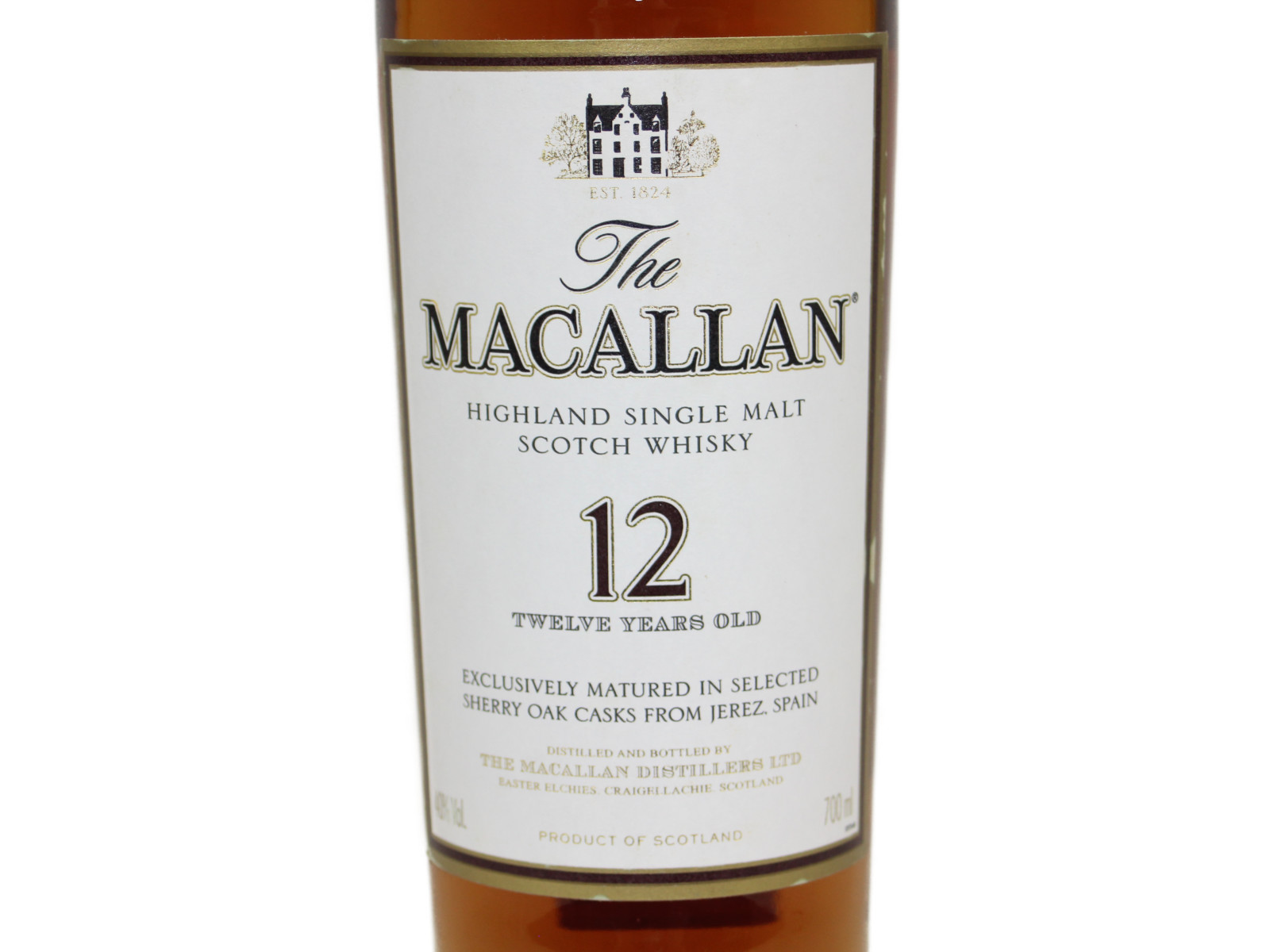 本物保証】 THE MACALLAN 12 TWELVE YEARS OLD HIGHLAND SINGLE MALT