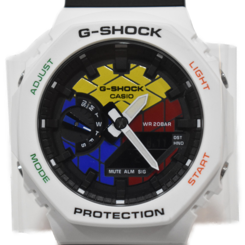 在庫処分大特価 Casiog Shock Rubik Scube Gae 2100rc 1ajr 樹脂バンド クオーツ コラボアイテム ルービックキューブ 腕時計 メンズ おしゃれ ファッション ギフト プレゼント包装可松山久万ノ台店 Squaremilehomes Com