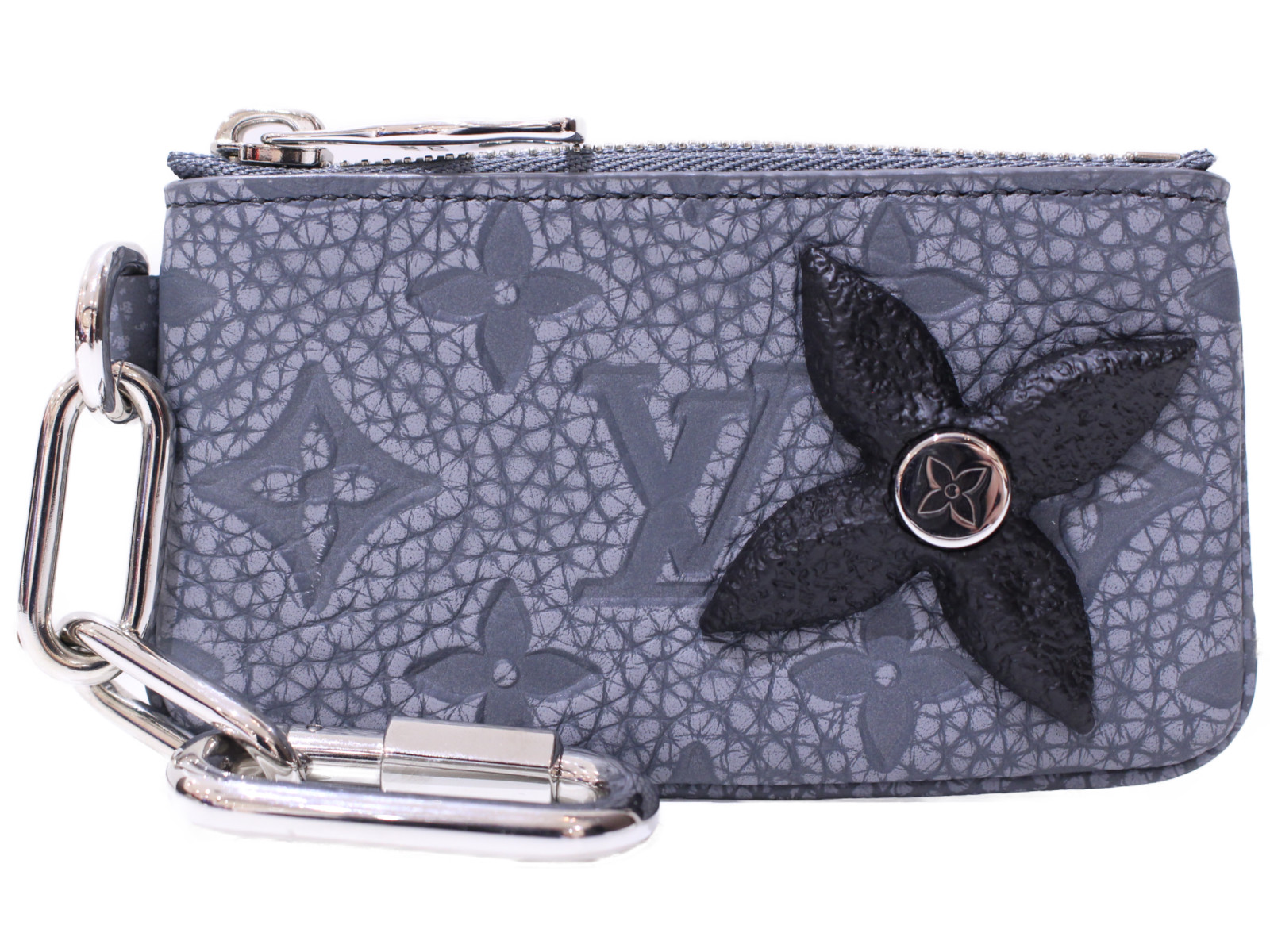 \u003cBR\u003e【箱・布袋あり】LOUIS VUITTON ルイヴィトン ポシェット・クレ M81602 トリヨンレザー グラナイトグレー コインケース 釣り銭入れ 手当たり容れもの レディース メンズ ユニ一発やる 2022年秋冬 分かりやすい 差し上げ物 差し上げ物荷造り可 【中古】 松山朝生田店