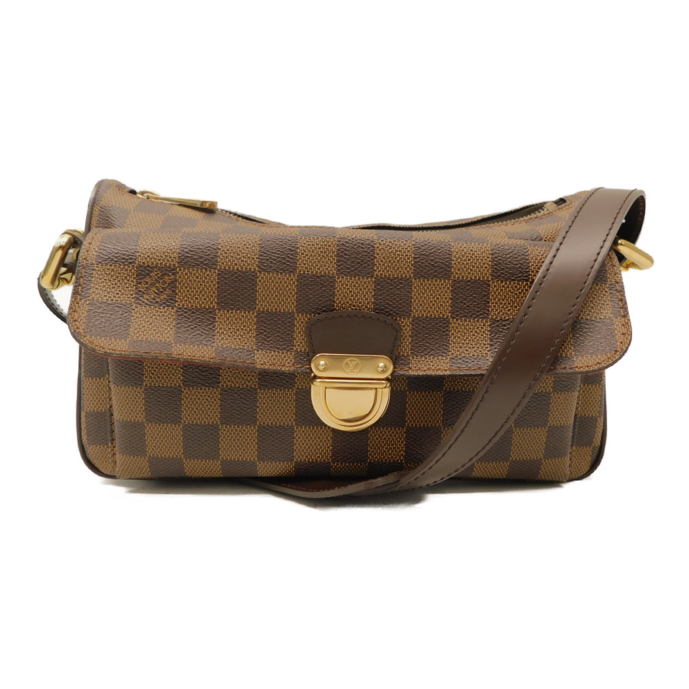 LOUIS VUITTON　ルイヴィトン　ラヴェッロGM　N60006　ダミエ・エベヌ　廃盤　ショルダーバッグ　肩掛け　ゴールド金具　カジュアル　レディース　ウィメンズ　ギフト　プレゼント包装可【中古】新居浜店｜かんてい局松前Ｒ５６号店