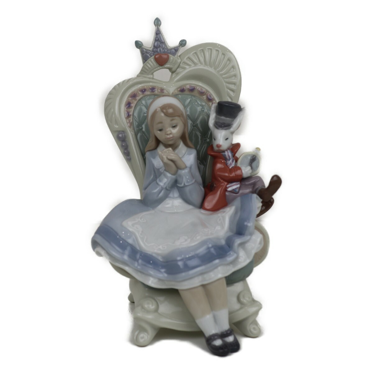 \u003cBR\u003e【廃盤】LLADRO リヤドロ Alice インチ Wonderland アリス・イン・ワンダーランド マルチ色合い 瀬戸もの 祝い事 差し上げ物 室内装飾 飾りつけ あやつり人形 飾りつけ 童話 うしろ帯 訳が分らないの国のアリス【中古】 松前R56号店